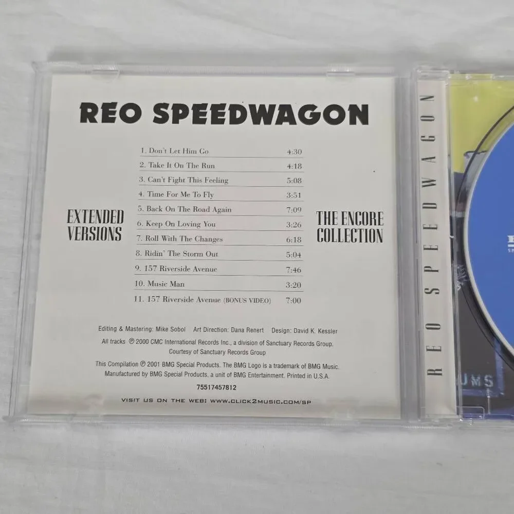REO Speedwagon Extended Versions CD